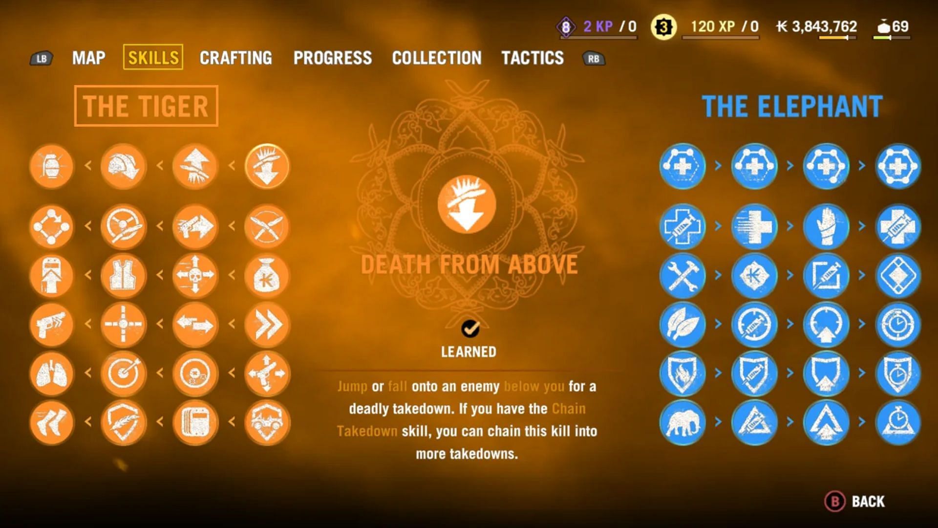 Skill Tree from Far Cry 4 (Image via Reddit/ChubbasaurusWex)